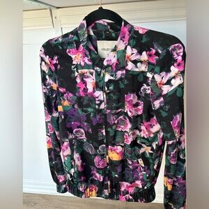 Smart Set Floral Full Zip Jacket